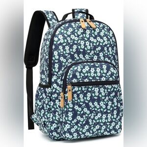 NWT Water-resistant Floral Laptop Backpack
Travel Bag Bookbags